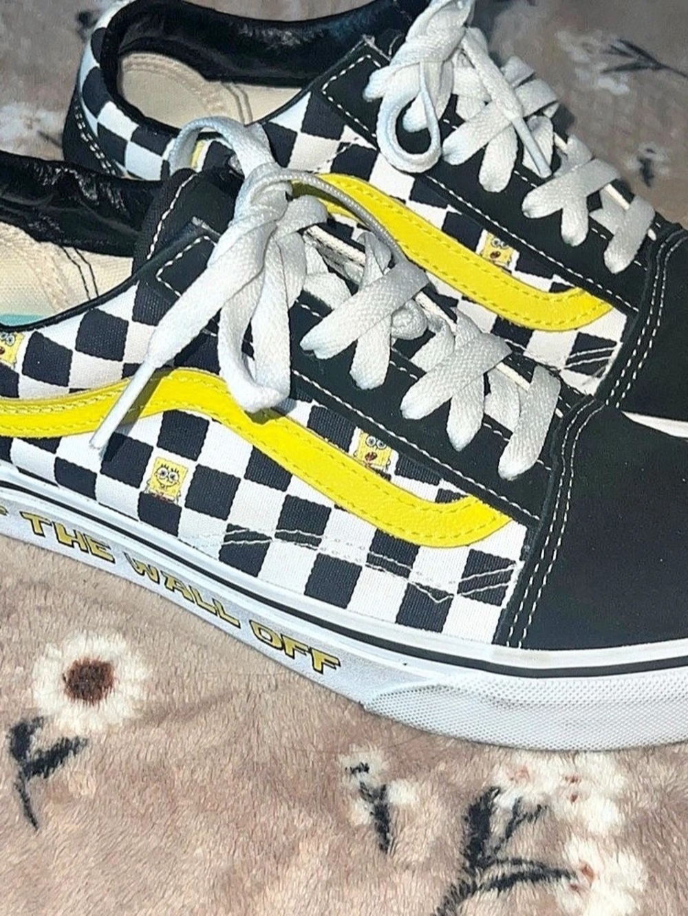 Vans SpongeBob SquarePants x Vans Old Skool 'Off The Wall' Sneakers Black & Yell